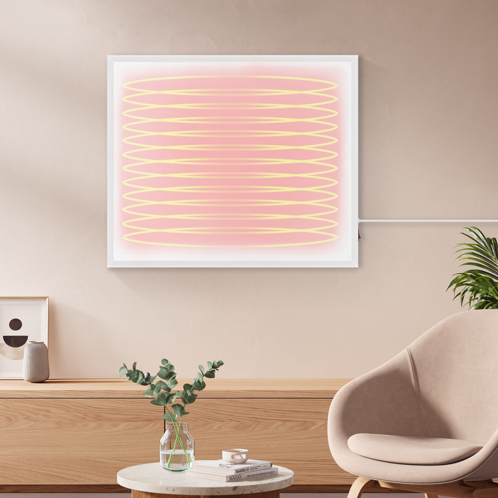 ZMH energiatehokas infrapunalämmitin makuuhuoneeseen 290W