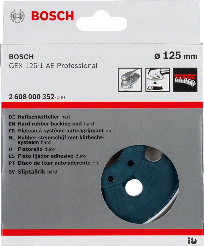 Bosch Hiomalautanen 125 mm Kova