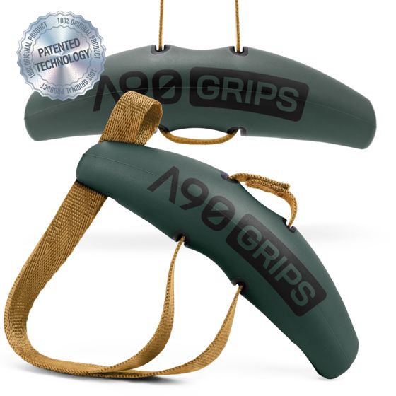 Angles90 Original Pull-Up Grips – D-muotoiset kahvat lat pulldowniin ja kaapelilaitteeseen | rannevoimaharjoittelu