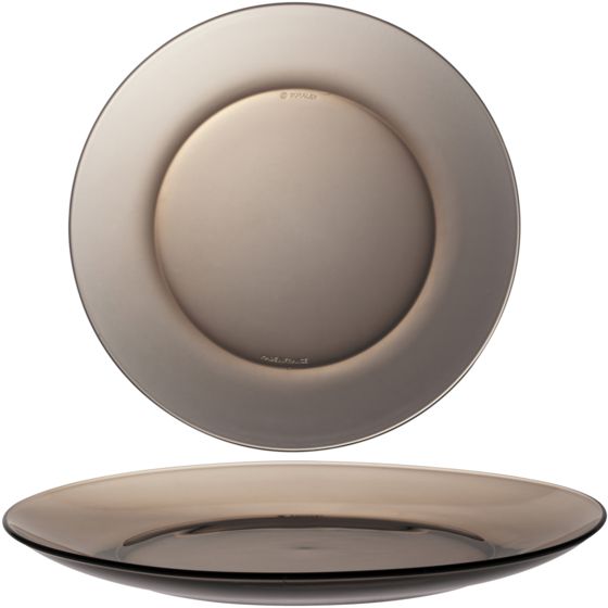 Duralex LYS SEPIA ruskea lautanen 235 x 20 mm - 6 kpl:n setti