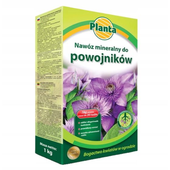 Mineraalilannoite klematis-köynnöksille, 1 kg, tehokas