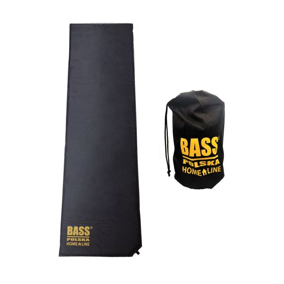 Itsetäyttyvä makuualusta, 180 x 50 x 5 cm, musta