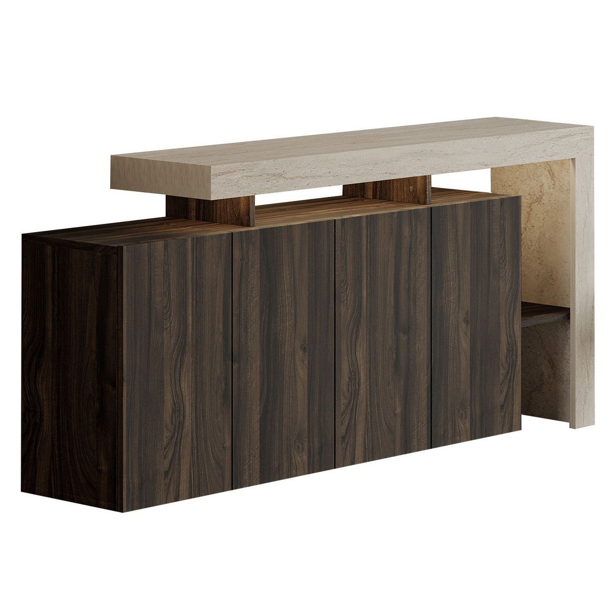 Norda Design Konsolipöytä Beliz 35 x 170 x 80 cm