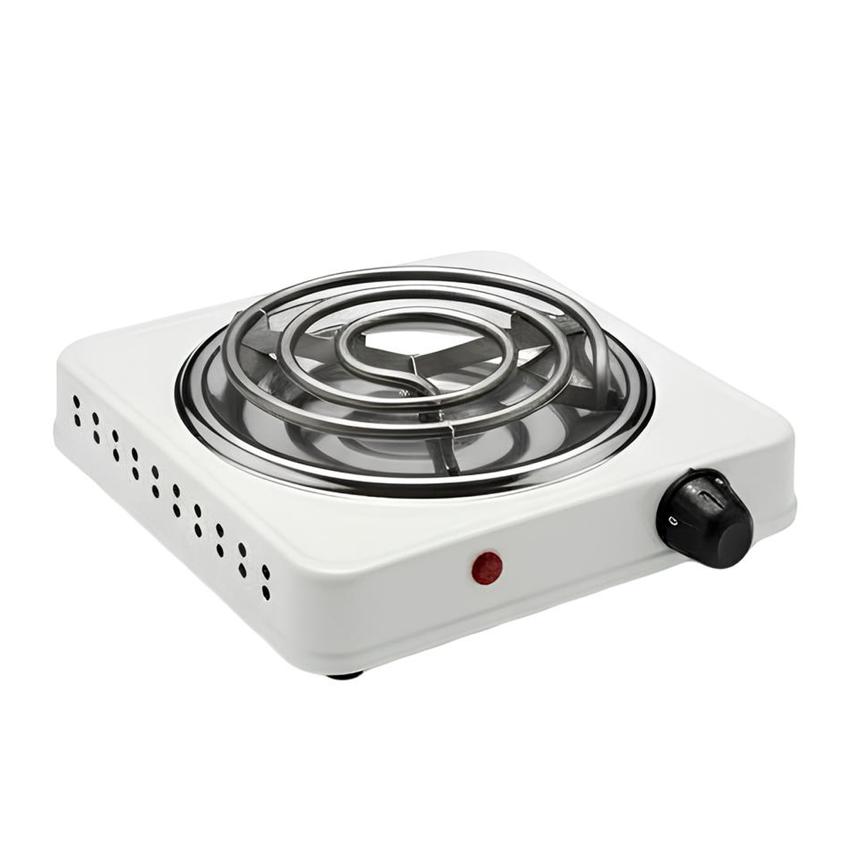 Kannettava 1500 W:n sähköhella, 21 cm:n kompakti keittolevy