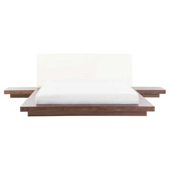 Vesisänky keinonahka ZEN 160 x 200 cm Ruskea saarniviilu