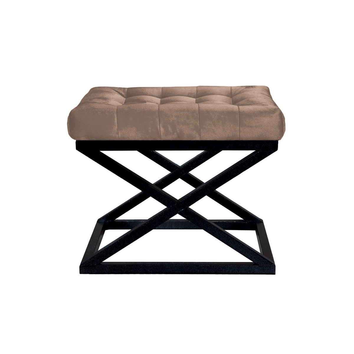 Norda Design Tyylikäs rahi metallikehyksellä, 50 x 42 x 40 cm, 100 % polyesteri Babyface | moderni aksentti