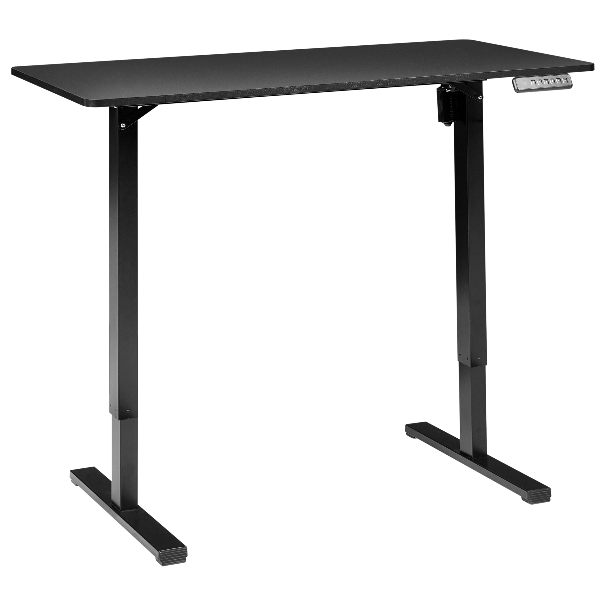 Työpöytä sähkösäädettävä TAVARES 120 cm 60 cm Musta