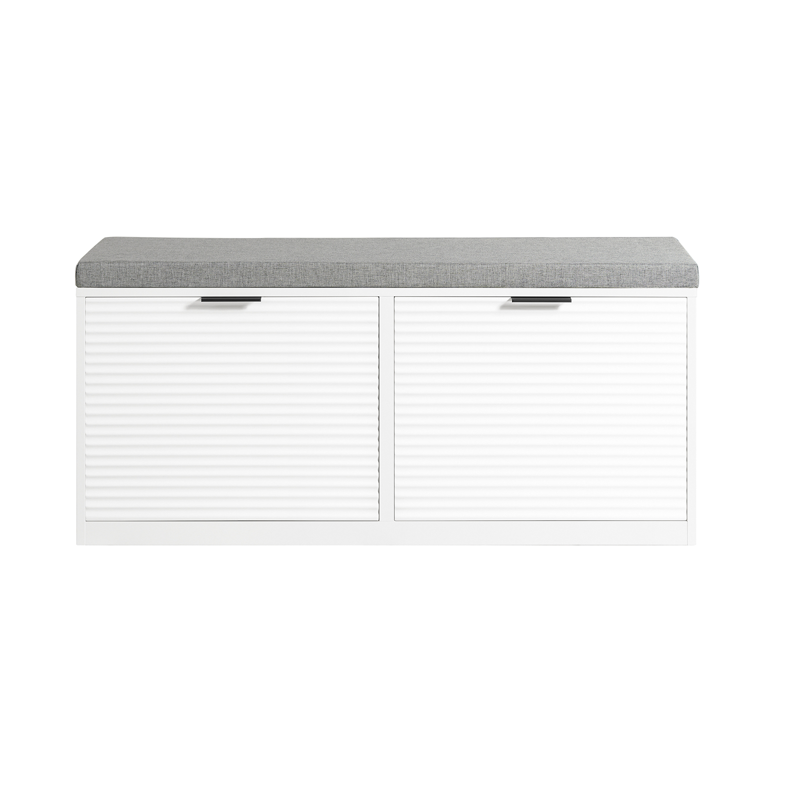 SoBuy Säilytyspenkki kenkähyllyllä 2 ovea FSR147-W