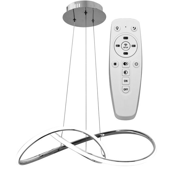 TOOLIGHT riippuva kattovalaisin APP393-CP kromi, 14, 5x55x90cm
