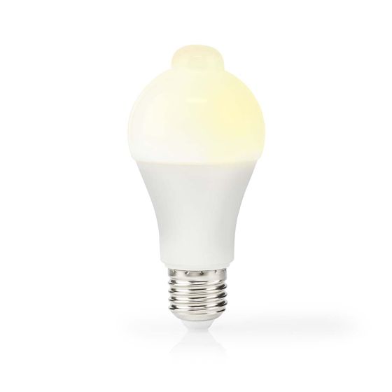 LED-lamppu E27 A60 8,5W 806 lm 3000K, mattapinta, liiketunnistimella