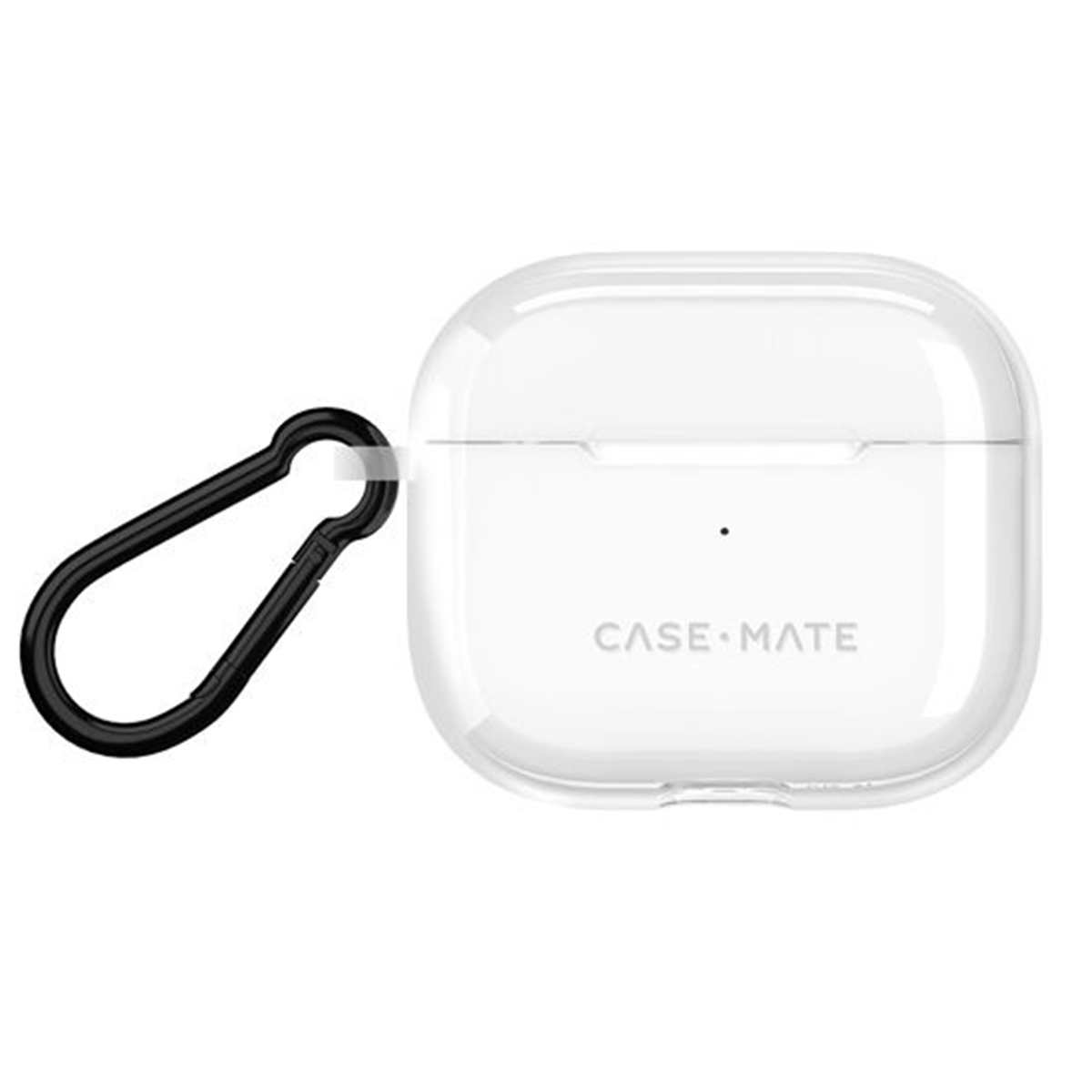 Kestävä kotelo AirPods 4:lle karabiinihaalla, naarmuuntumaton
