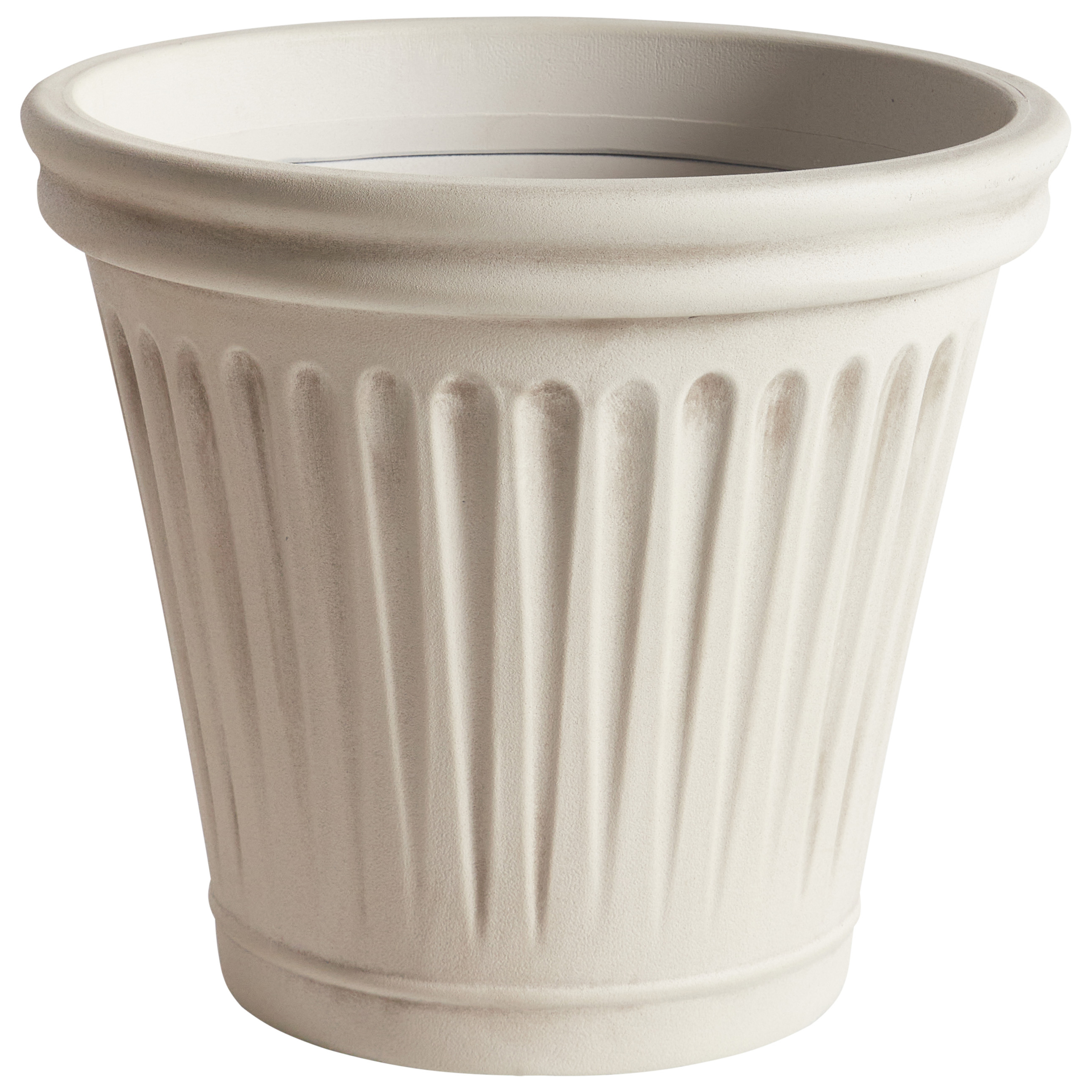 Kukkaruukku MAIZE 43 cm Vaaleanbeige
