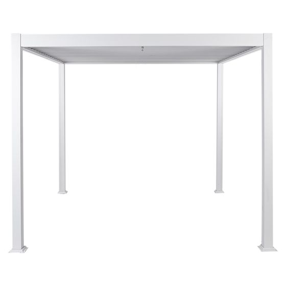 Paviljonki FORNOLI metalli 310 cm 310 cm Valkoinen
