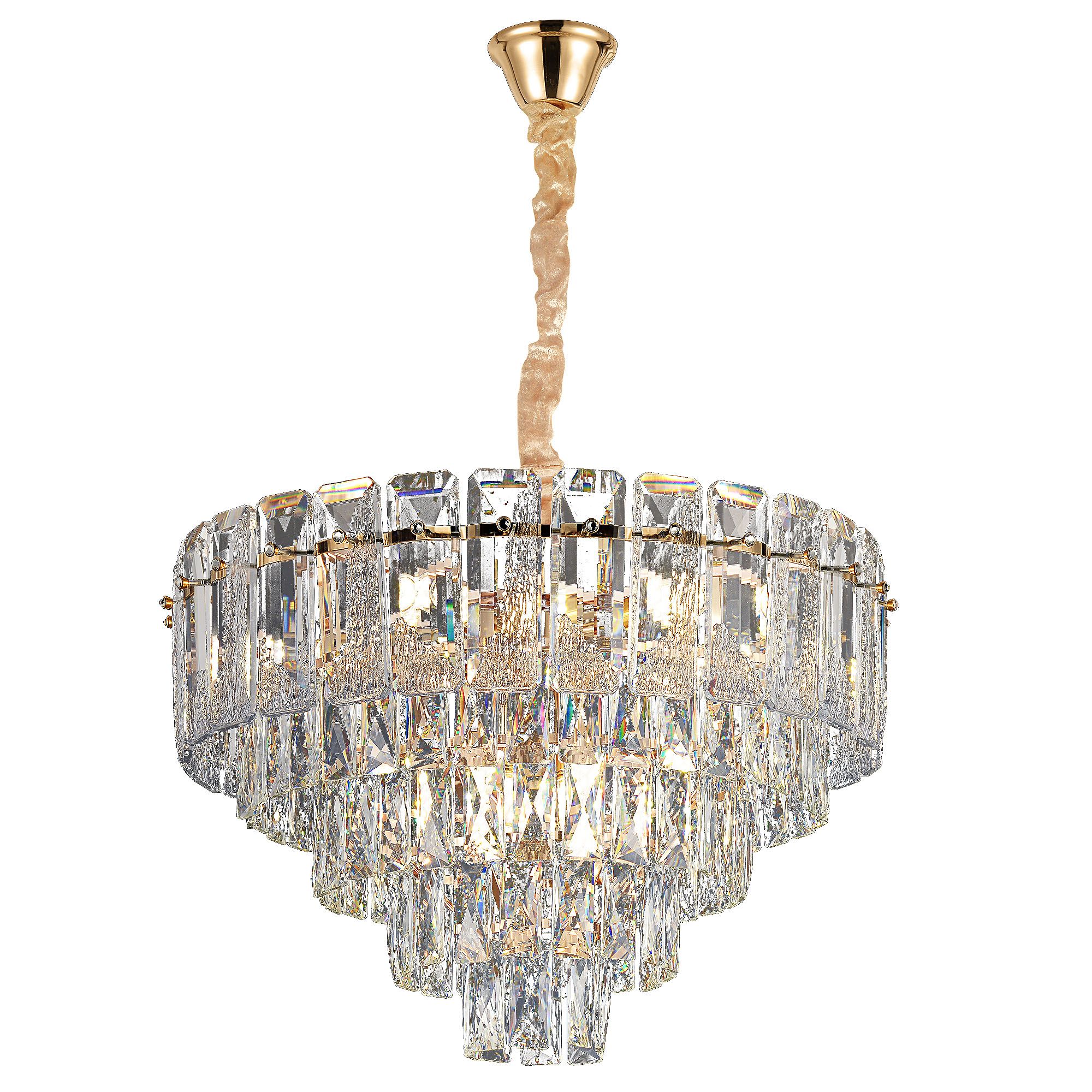 TOOLIGHT riippuva kattovalaisin G056-CP 50CM kulta, 79x48x34cm