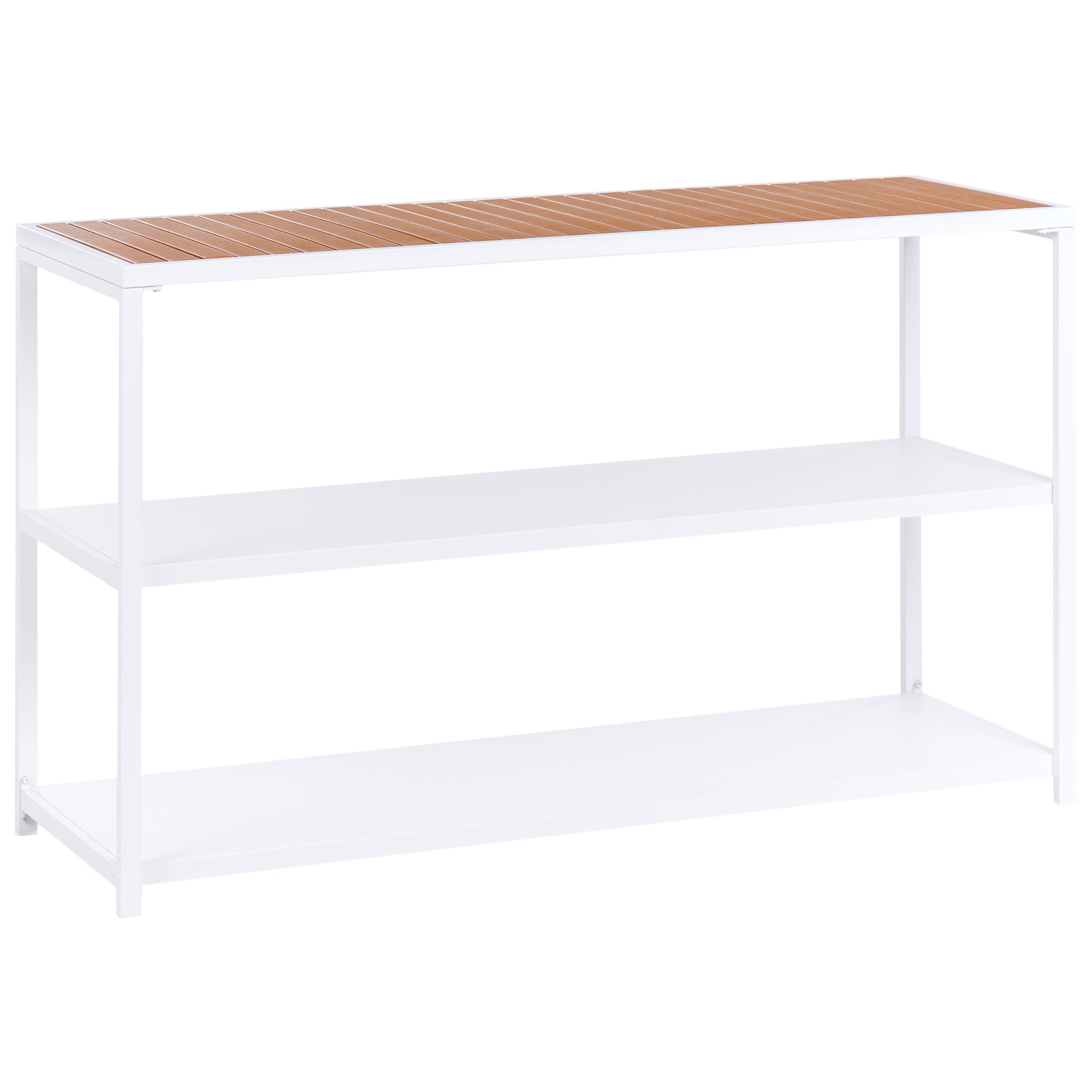 Ulkokeittiösaareke AVETRANA metalli Ruskea/valkoinen