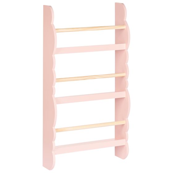 Seinähylly RIGOLET 80 cm Pastellipinkki