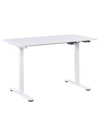 Sähkösäädettävä työpöytä GRIFTON Valkoinen 120 cm 60 cm