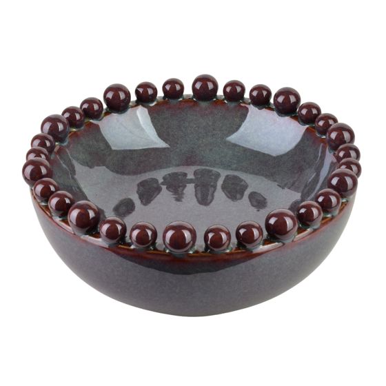 Koristeastia keramiikka YARINE BALL 20x20x8 cm lajitelma 1 kpl