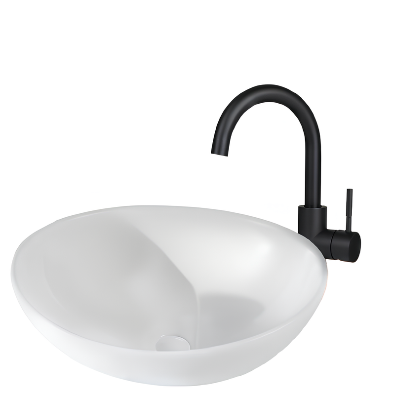 NETTLIFE-tasoallas, ovaali kylpyhuoneen allas lootuskuviolla, valkoinen 41*33cm