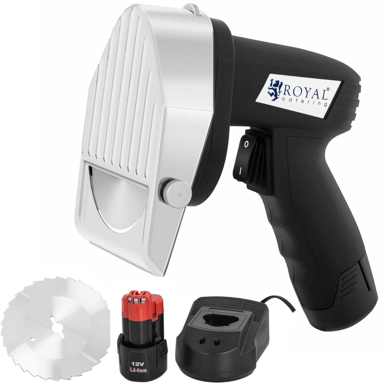 Sähköinen johdoton kebabveitsi, halkaisija 100 mm, 3000 rpm, 80 W