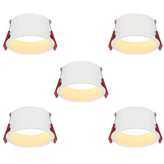 NETTLIFE 5 LED - uppovalaisinta Lämmin valkoinen 3000K Kylpyhuoneeseen, Olohuoneeseen, Keittiöön, Eteiseen, Toimistoon, Ruokasaliin, IP44 5W