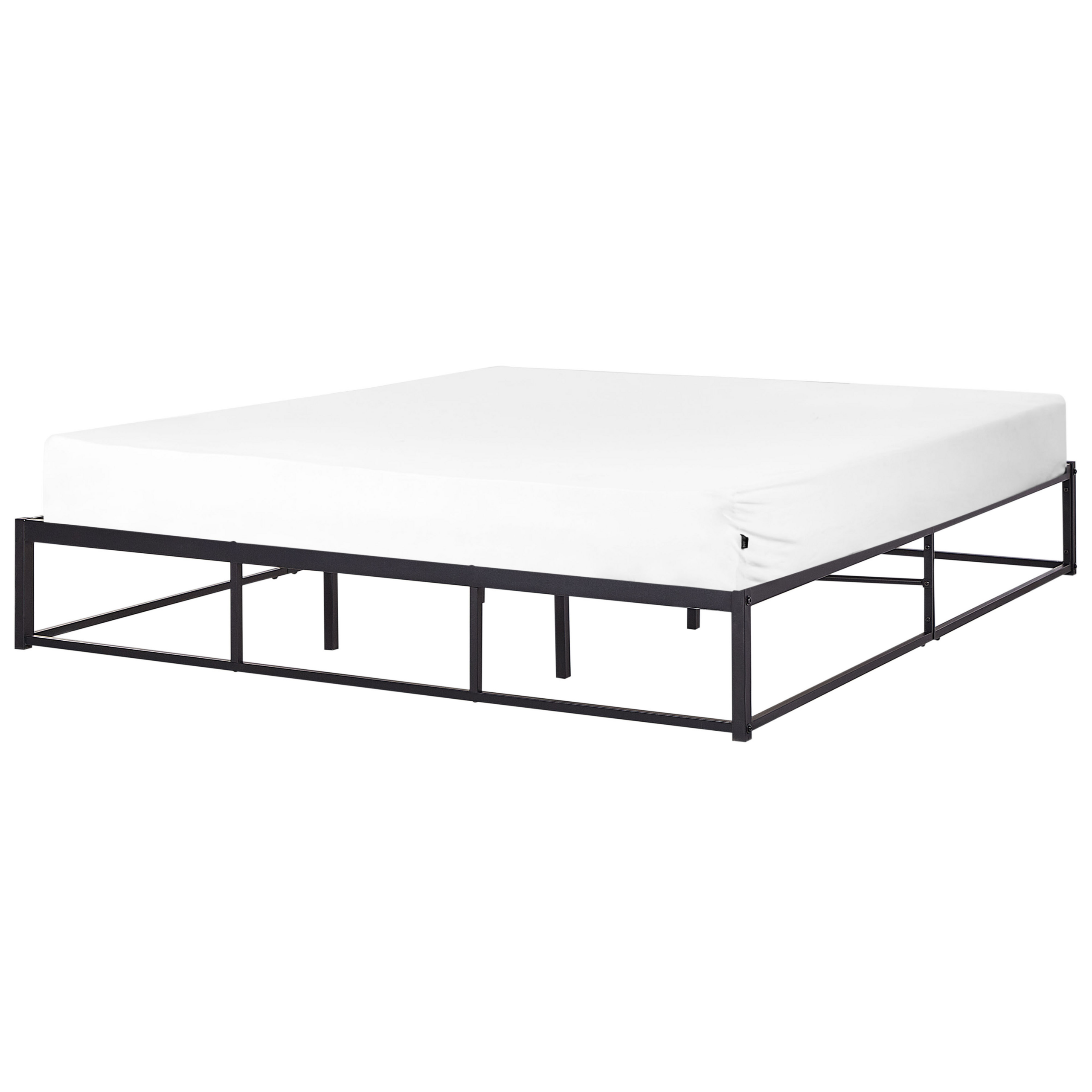 Sänky metalli VIRY 180 x 200 cm Musta