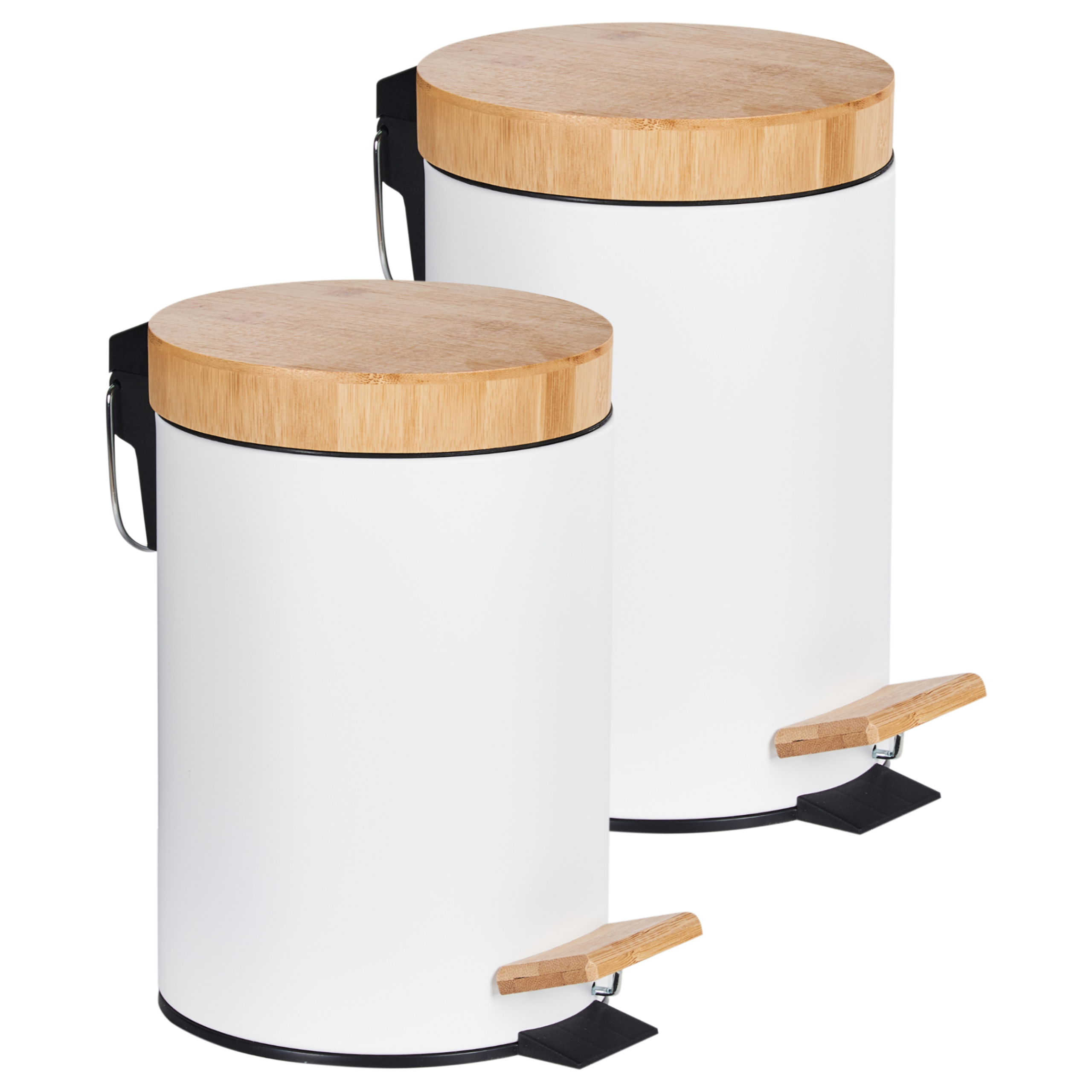 Poljinroskakorisetti 2 kpl 3 L ECOSMART metalli Valkoinen