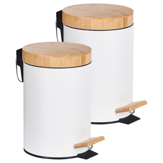 Poljinroskakorisetti 2 kpl 3 L ECOSMART metalli Valkoinen