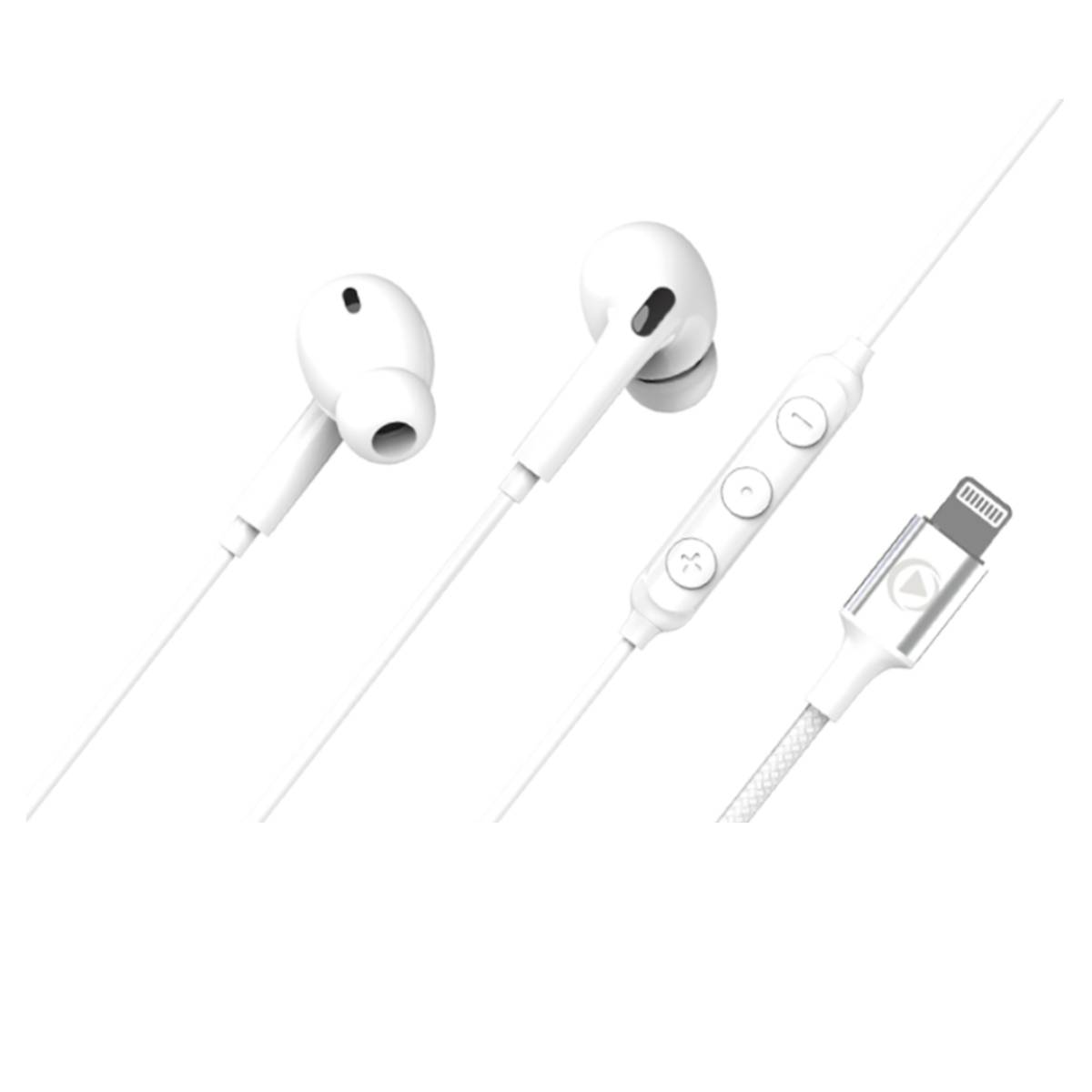 Lightning In-ear kuulokkeet vahvistetulla rakenteella