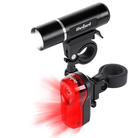 Polkupyörän valo, taka, etu, taskulamppu, LED-setti, AAA Rebel