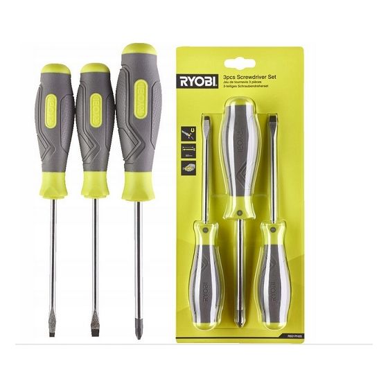 Ryobi rsd1ph2s ruuvimeisselisarja 3 kpl.