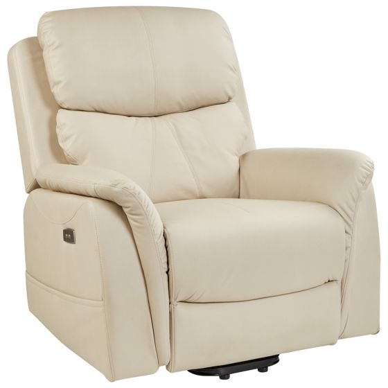 Sähkömekanismituoli GLORIE hierontatoiminto keinonahka Beige