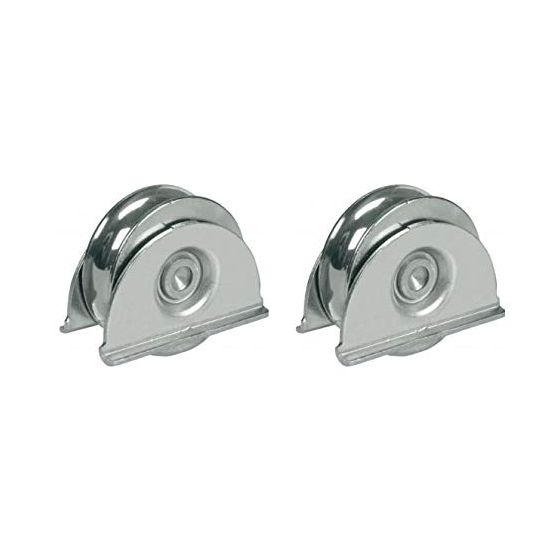 80mm pyöreä urapyörä 20.5mm uppokannattimessa - 2 kpl:n setti