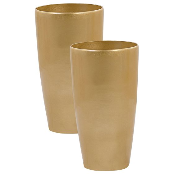 Kukkaruukkusetti 2 kpl TSERIA 32 cm Kulta