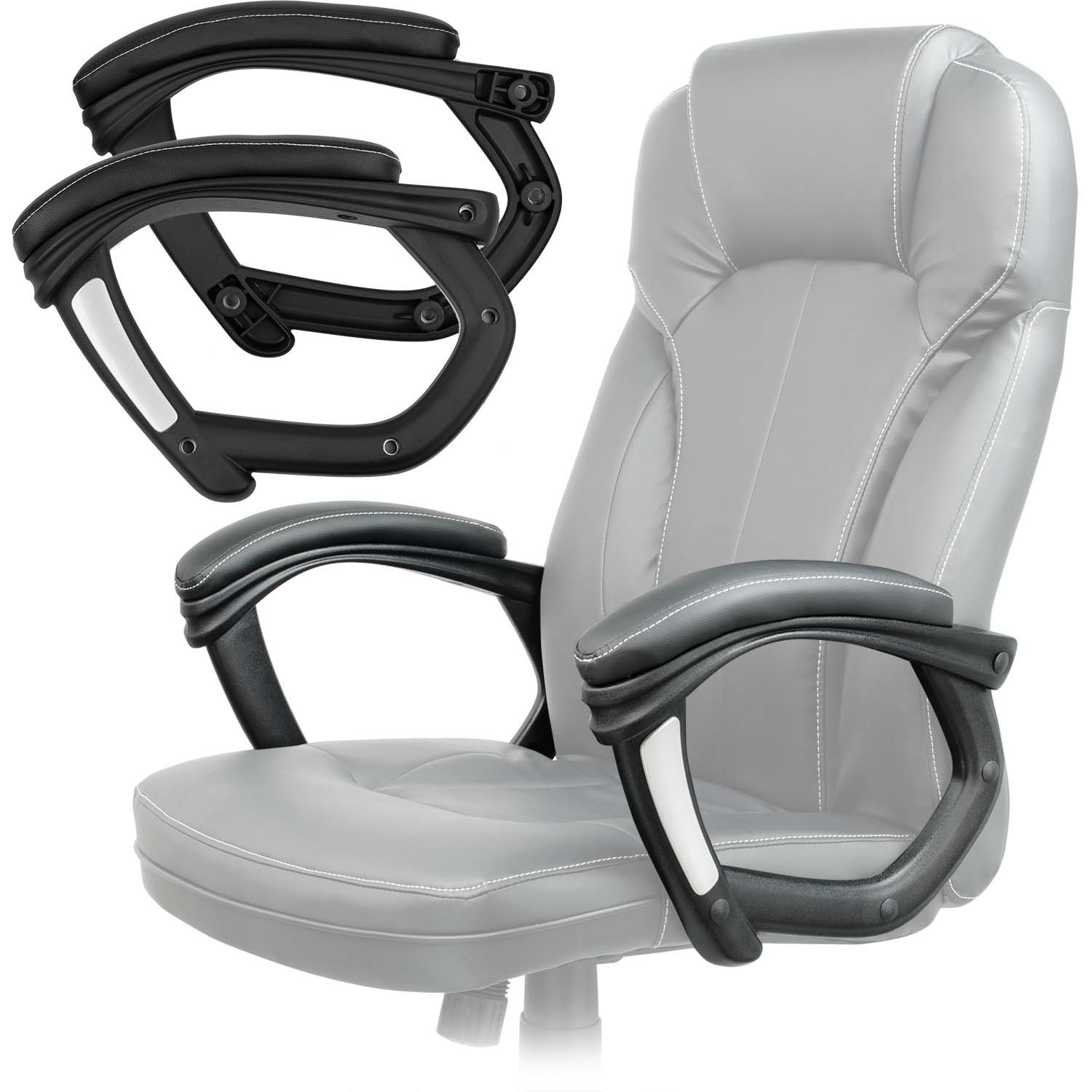 Käsinojat 222-nojatuoliin, musta