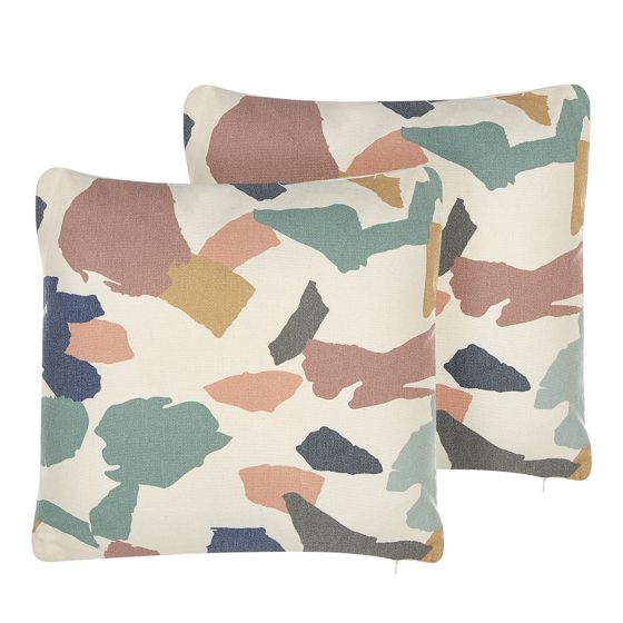 Koristetyynysetti 2 kpl FOTHERGILLA 45 x 45 cm Monivärinen Abstrakti kuvio