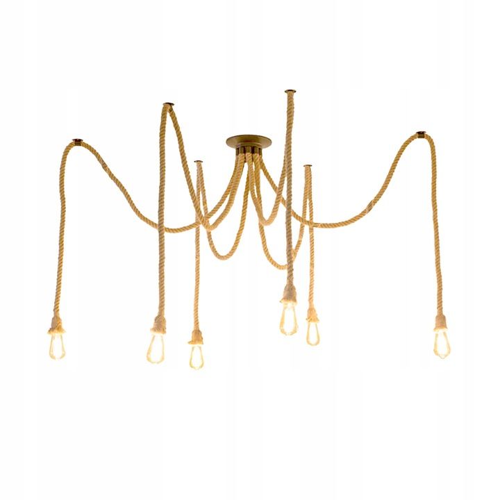 TOOLIGHT riippuva kattovalaisin APP680-6CP ruskea, 150x20x150cm