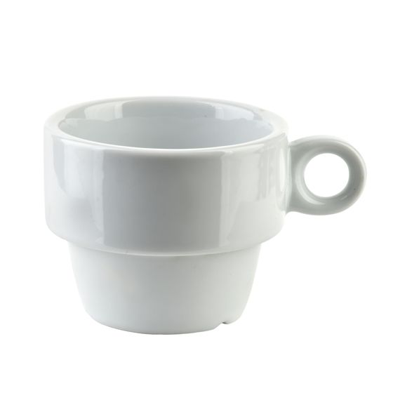 Espressokuppi posliini MONDEX BASIC 8x11x6,5 cm valkoinen 1 kpl