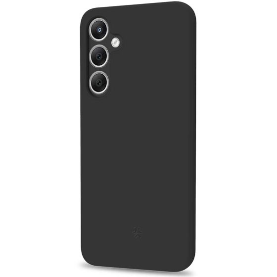 Galaxy A57 5G TPU-suojakuori silikonipinnoitteella musta
