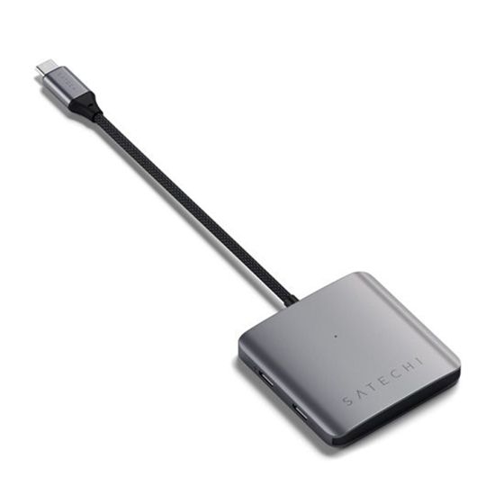 Hub USB-C 100W Power Delivery 4 Tietoporttia