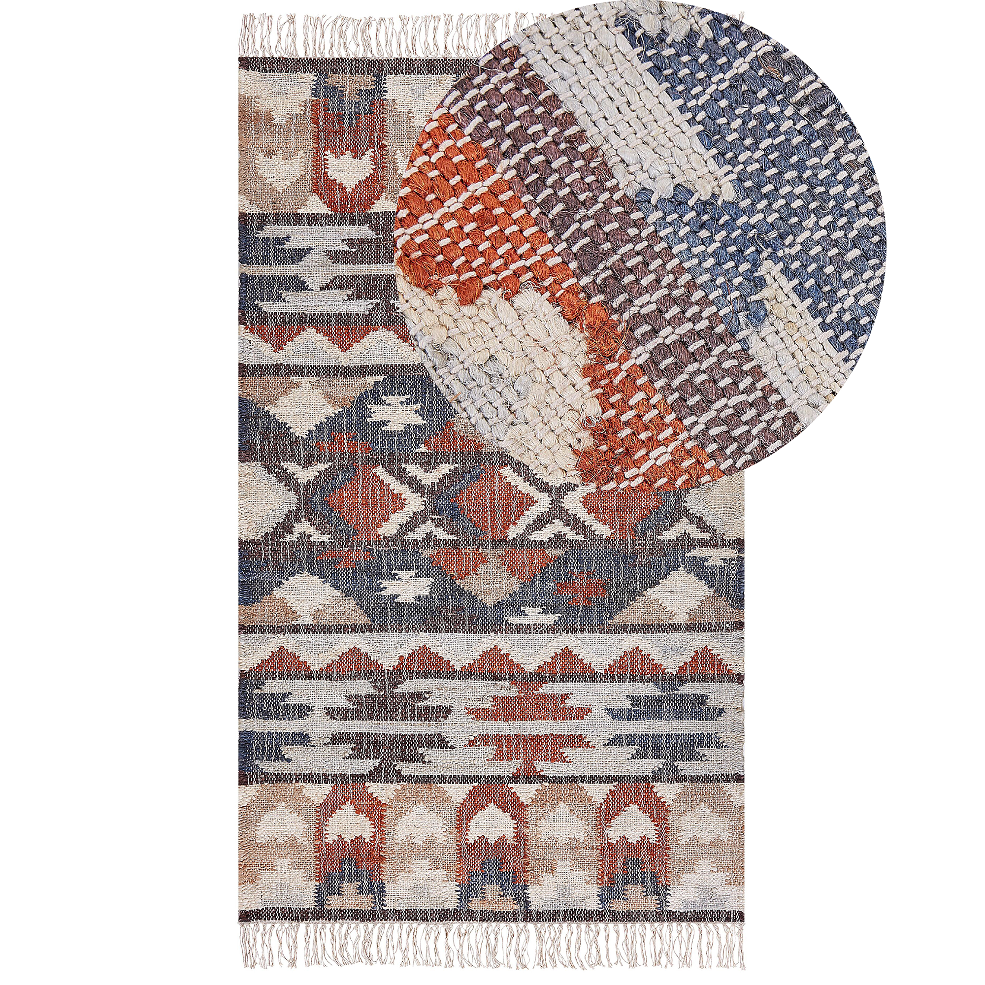 Matto KALFA Monivärinen 80 x 150 cm juutti