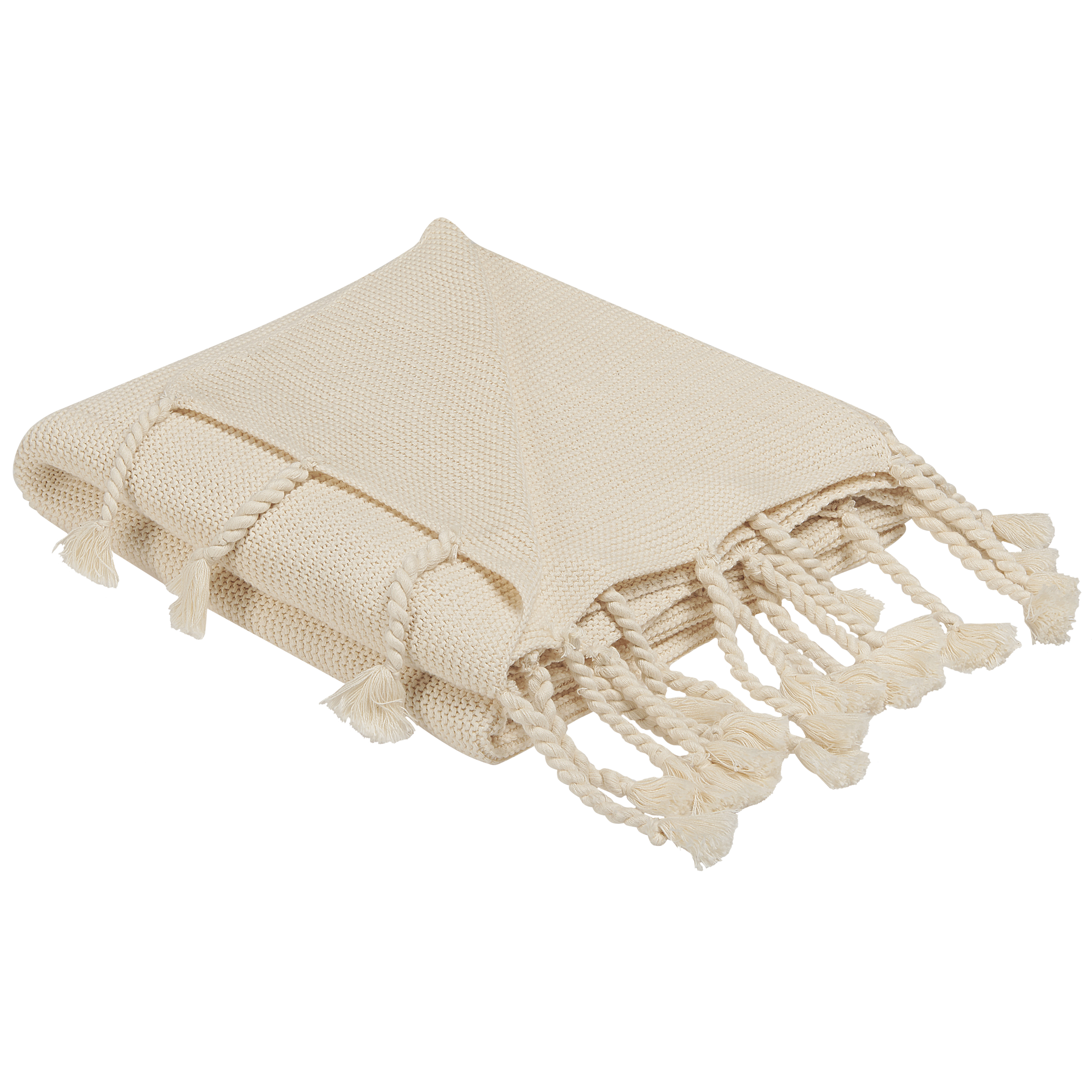 Torkkupeitto NAZILLI puuvilla 125 x 150 cm Beige