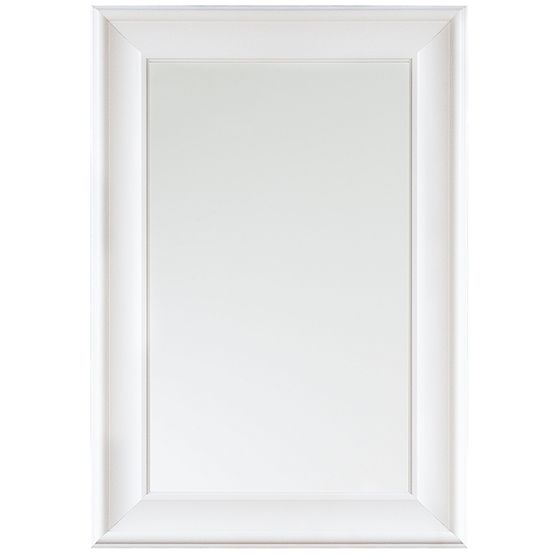 Seinäpeili LUNEL 60 cm 90 cm Valkoinen