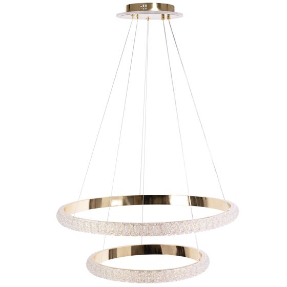 TOOLIGHT riippuva kattovalaisin LED G045-2CP kulta, 63x63x4cm