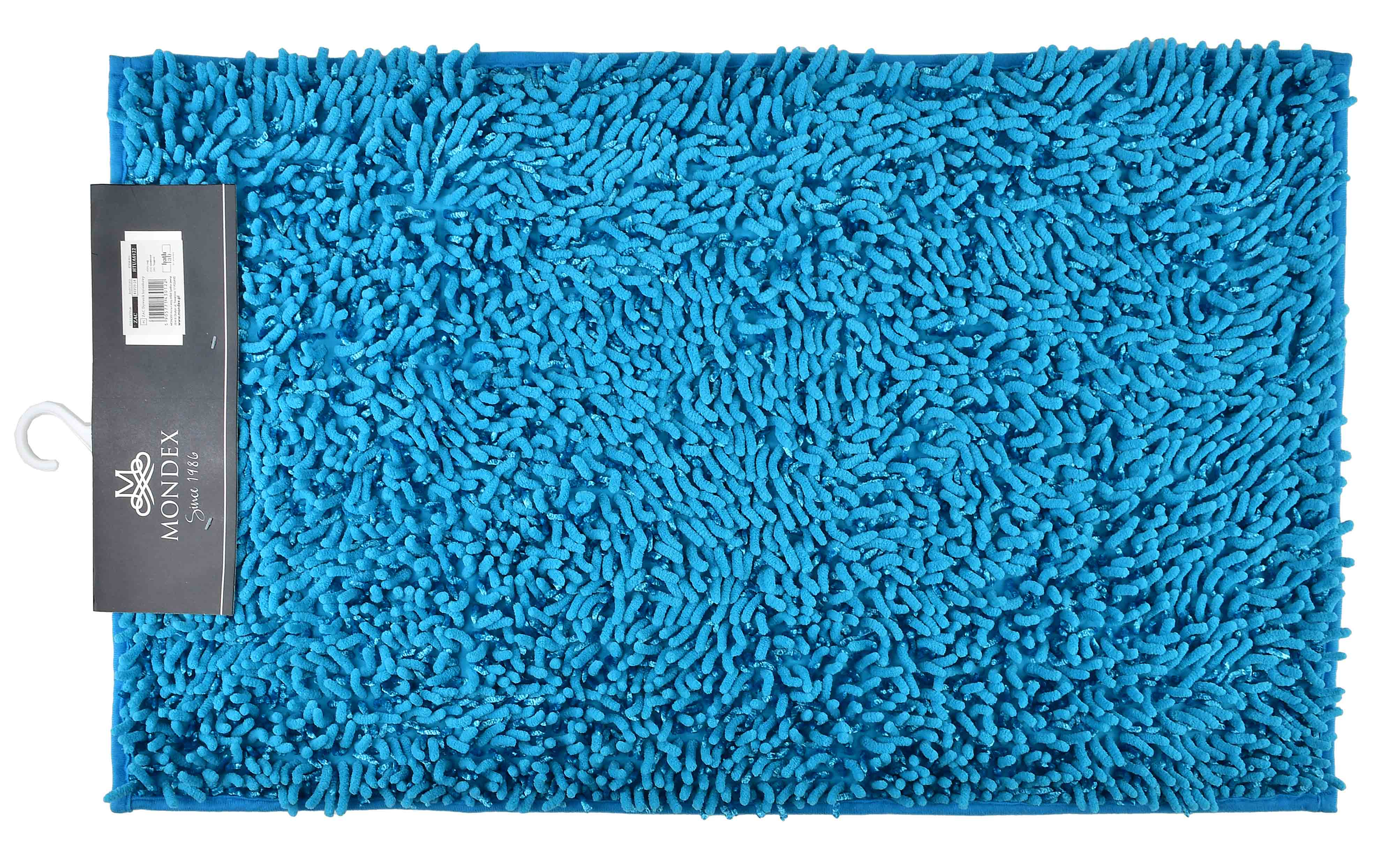 Kylpyhuonematto tekstiili ZAC 50x80 cm turkoosi 1 kpl