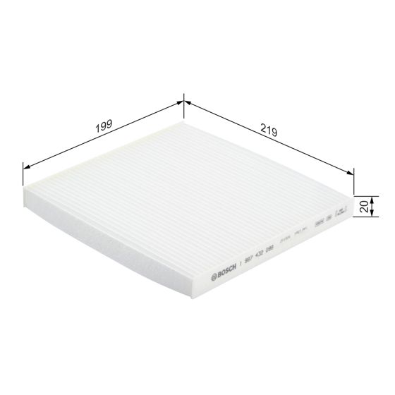 Bosch Ohjaamosuodatin 1987432088