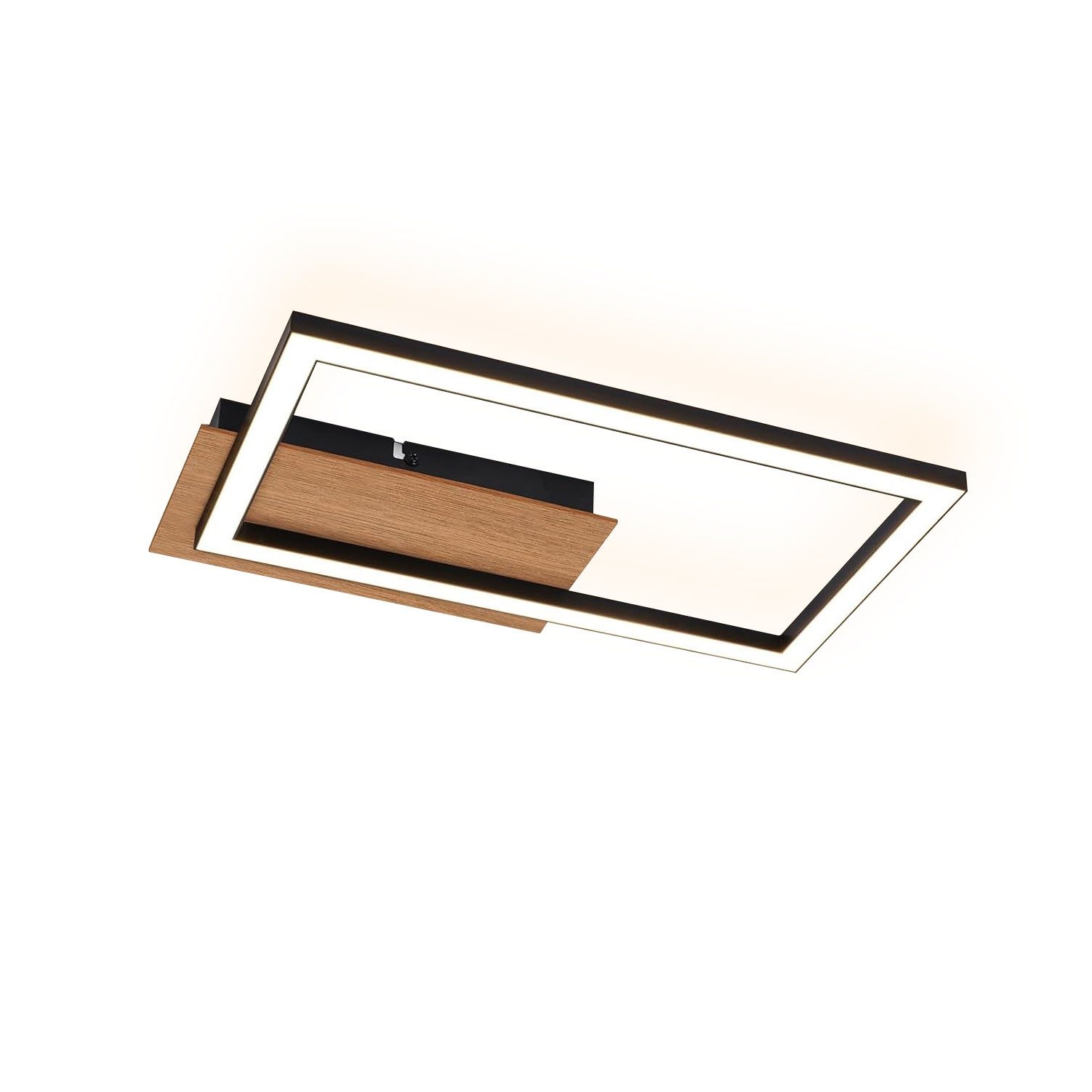 NETTLIFE LED-kattovalaisin,mustaa,metallia