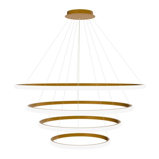 TOOLIGHT riippuvalaisin LHJ010-CP4 harjattu kulta, 100x100x30cm