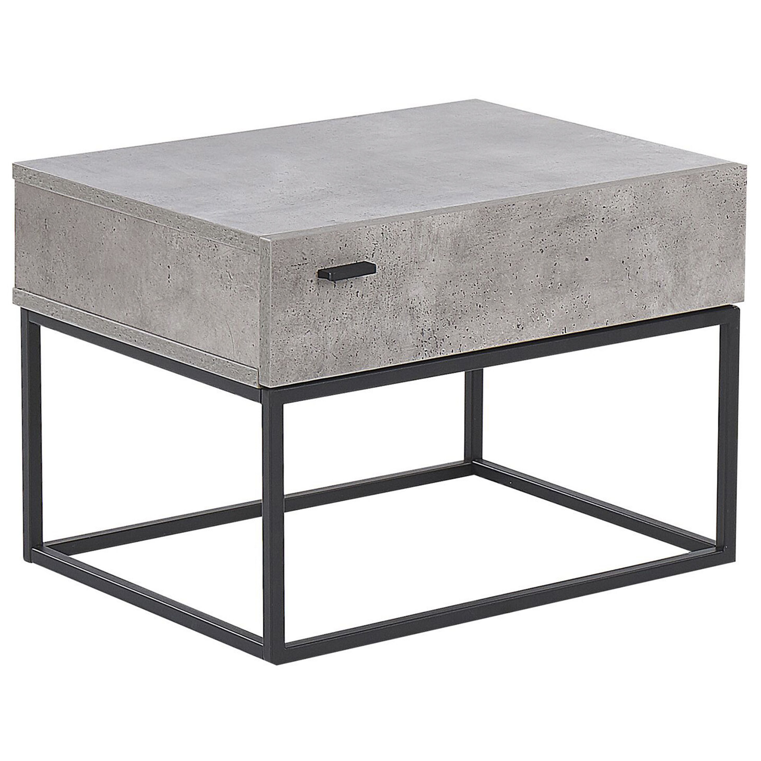 Yöpöytä laatikolla CAIRO Vaaleanharmaa