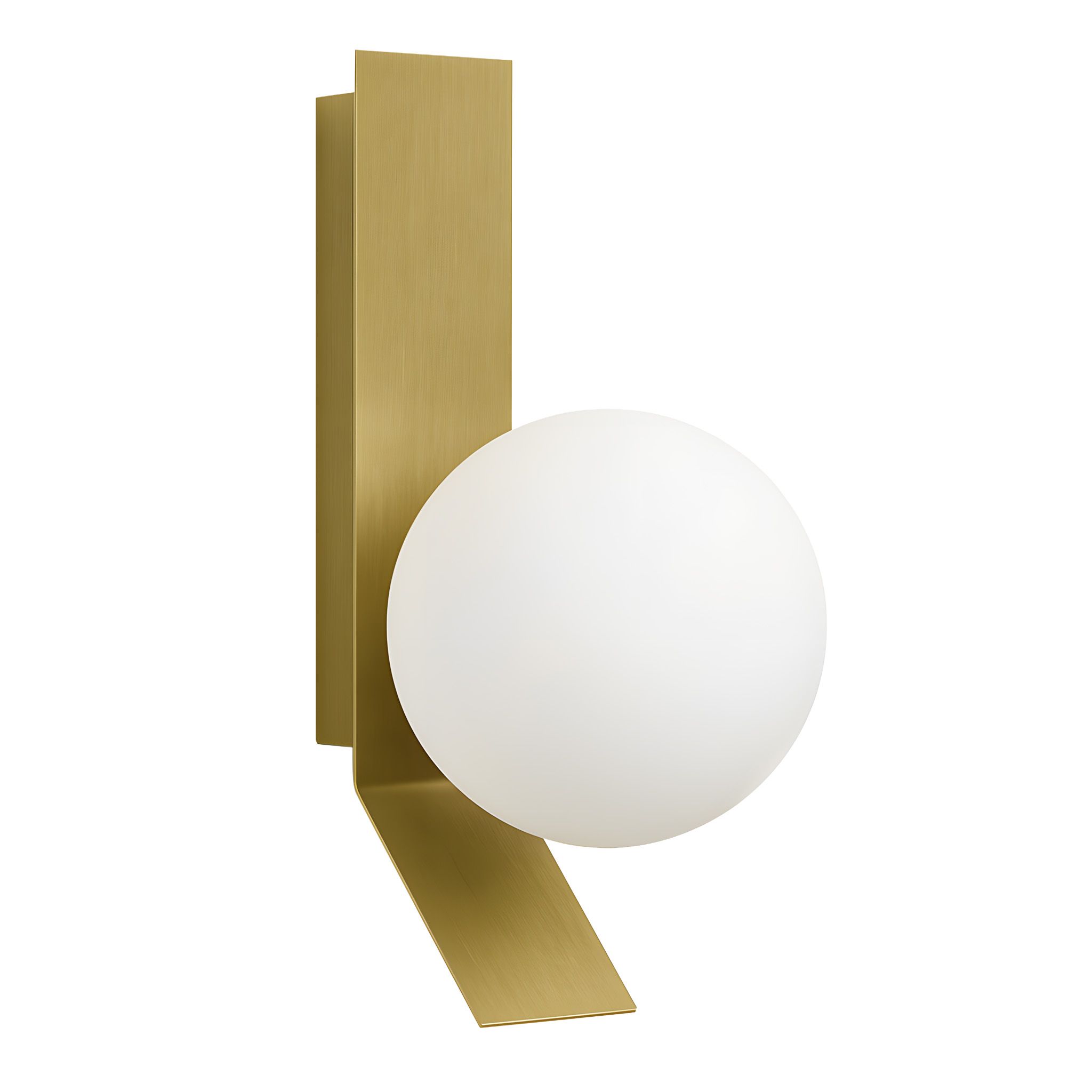 TOOLIGHT seinävalaisin APP1759-1W valkoinen/kulta, 6x6x38cm